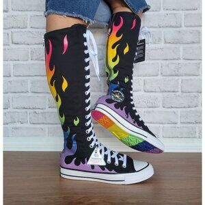 ⭐Converse Chuck Taylor All Star XXHi Pride Sz 12 Women Ultra-high Boots A15779C